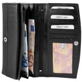 Akzent valódi bőr klasszikus pénztárca