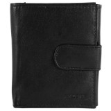 Akzent valódi bőr uniszex pénztárca, 9x11 cm