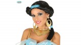 Aladdin - Jasmine, Jázmin hercegnő halloween farsangi jelmez kiegészítő - paróka