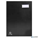 Aláírókönyv, A4, 12 részes, karton, EXACOMPTA, fekete