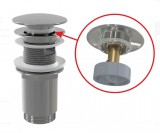 Alcaplast Alca Plast A 392C mosdó leeresztő FÉMBŐL, click-clack nagy dugóval