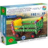 Alexander Toys Stinky utánfutó aprítóval fém építőjáték 192db-os