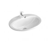 Alföldi 6006 R1 (easyplus) középen fúrt 53x44cm-es beépíthető mosdó