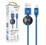 Aligator DATKP30 USB 3.2 Gen 1 (3.1 Gen 1) 2 M USB A USB C Kék USB kábel