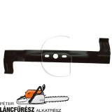 Alko 6255, 9055 518076 fűnyíró kés, L 550 mm, Ø szélső furatok 22 x 11 mm
