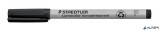 Alkoholmentes marker, OHP, 0,6 mm, STAEDTLER "Lumocolor® 316 F", fekete