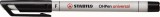 Alkoholmentes marker, OHP, 0,7 mm, STABILO OHPen F, fekete (TST85246)