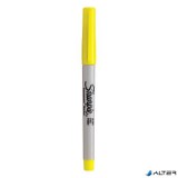 Alkoholos marker, 0,5 mm, kúpos, SHARPIE "Ultra Fine Point", sárga