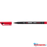 Alkoholos marker 0,7mm, STABILO OHPen F piros