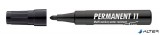 Alkoholos marker, 1-3 mm, kúpos, ICO "Permanent 11", fekete
