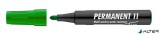 Alkoholos marker, 1-3 mm, kúpos, ICO "Permanent 11", zöld