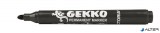 Alkoholos marker, 1-3 mm, kúpos, VICTORIA OFFICE, "Gekko", fekete