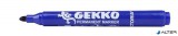 Alkoholos marker, 1-3 mm, kúpos, VICTORIA OFFICE, "Gekko", kék