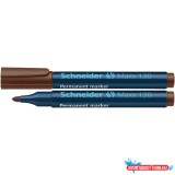 Alkoholos marker 1-3mm, kerek végû Schneider Maxx 130 barna