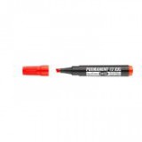 Alkoholos marker, 1-4 mm, vágott, ICO "Permanent 12 XXL", piros