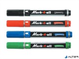 Alkoholos marker, 1,5-2,5 mm, kúpos, STABILO "Mark-4-all", fekete
