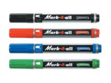 Alkoholos marker, 1,5-2,5 mm, kúpos, STABILO Mark-4-all, piros (TST65140)