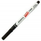 Alkoholos marker, 1,5 mm, kúpos, ZEBRA Name Pen Fine, fekete (TZ33106)