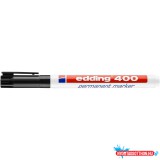 Alkoholos marker 1 mm, kerek hegyű, Edding 400 fekete