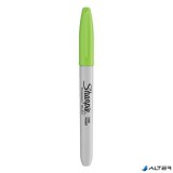 Alkoholos marker, 1 mm, kúpos, SHARPIE "Fine Point", világoszöld