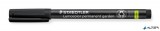 Alkoholos marker, 1 mm, kúpos, STAEDTLER "Lumocolor® garden 319 GM", fekete