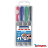 Alkoholos marker 1mm, M, Centropen 2846, 4 különféle szín
