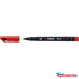 Alkoholos marker 1mm, STABILO OHPen M piros