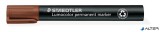 Alkoholos marker, 2-5 mm, vágott, STAEDTLER 'Lumocolor® 350', barna