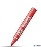 Alkoholos marker, 2 mm, kúpos, PENTEL "N50", piros