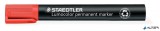 Alkoholos marker, 2 mm, kúpos, STAEDTLER "Lumocolor® 352", piros