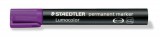 Alkoholos marker, 2 mm, kúpos, STAEDTLER Lumocolor&reg; 352, lila (TS3526)