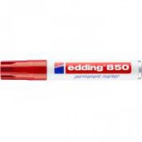 Alkoholos marker, 5-16 mm, vágott, EDDING "850", piros