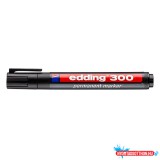 Alkoholos marker EDDING 300 kerek fekete