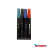 Alkoholos marker Foroffice, kerek hegyû hegyû, 1,5-3mm, 4 db-os készlet,