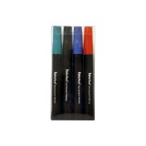 Alkoholos marker Foroffice, kerek hegyû hegyû, 1,5-3mm, 4 db-os készlet,