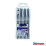 Alkoholos marker készlet, 0,3mm, S OHP Centropen 2634, 4 különféle szín