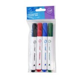 Alkoholos marker készlet, 1-4mm, vágott hegyû, 4-es készlet, Bluering®
