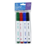 Alkoholos marker készlet, 3mm, kerek hegyû 4-es készlet Bluering®