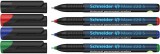 Alkoholos marker készlet, OHP, 0,4 mm, SCHNEIDER Maxx 220 S, 4 különböző szín (TSC220V4)
