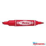 Alkoholos marker kétvégű ZEBRA Hi-Mckie 2,0-4,0 mm piros