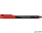 Alkoholos marker, OHP, 0,4 mm, FABER-CASTELL 'Multimark 1523', piros