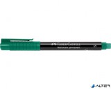 Alkoholos marker, OHP, 0,4 mm, FABER-CASTELL 'Multimark 1523', zöld