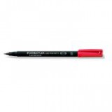 Alkoholos marker, OHP, 0,4 mm, STAEDTLER "Lumocolor 313 S", piros