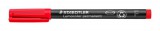 Alkoholos marker, OHP, 0,6 mm, STAEDTLER Lumocolor&reg; 318 F, piros (TS3182)