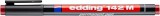 Alkoholos marker, OHP, 1 mm, EDDING "142 M", piros