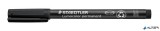 Alkoholos marker, OHP, 1 mm, STAEDTLER "Lumocolor® 317 M", fekete