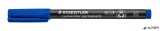 Alkoholos marker, OHP, 1 mm, STAEDTLER "Lumocolor® 317 M", kék