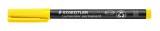 Alkoholos marker, OHP, 1 mm, STAEDTLER Lumocolor&reg; 317 M, sárga (TS3171)