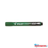 Alkoholos marker PILOT 100 kerek zöld