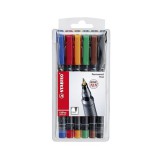 Alkoholos marker STABILO 842 F 6 darabos